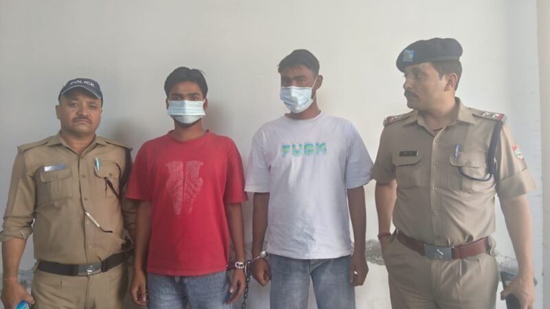 रुड़की में सरेआम फायरिंग करने वाले दो बदमाश गिरफ्तार, तमंचा-कारतूस बरामद