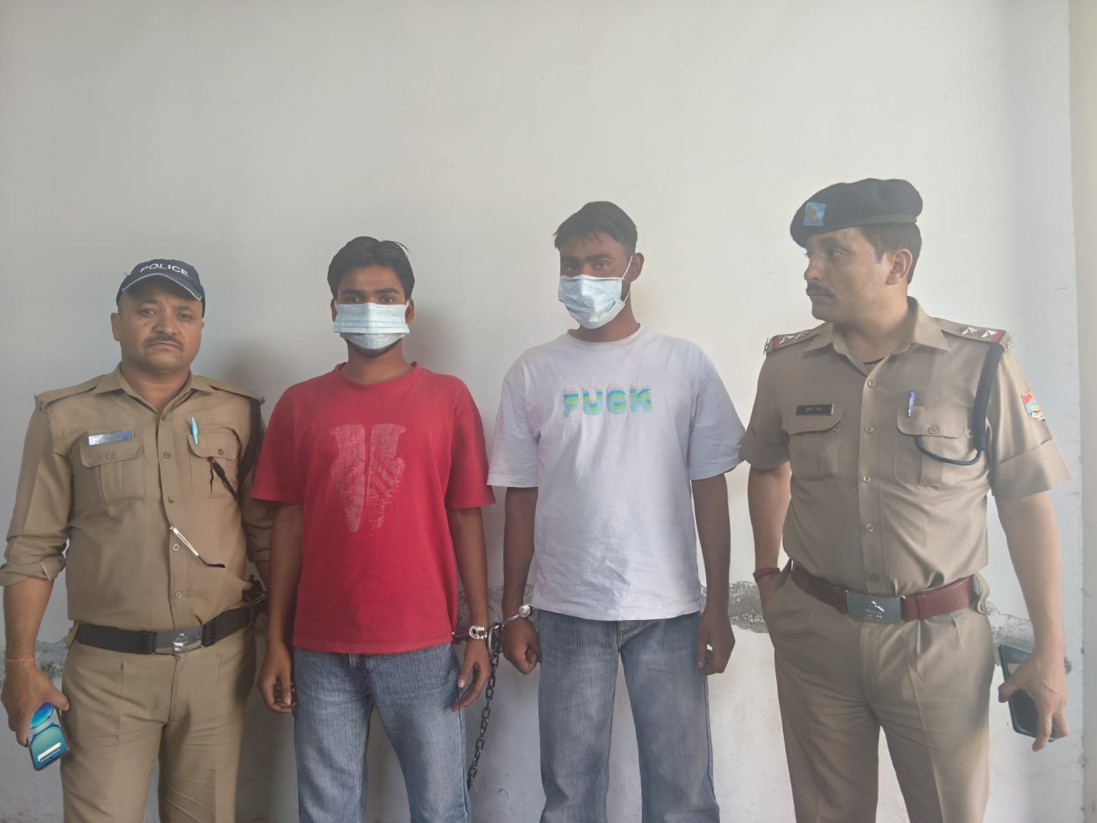 रुड़की में सरेआम फायरिंग करने वाले दो बदमाश गिरफ्तार, तमंचा-कारतूस बरामद