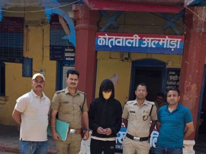 अल्मोड़ा पुलिस ने 2.23 लाख की स्मैक के साथ नशा तस्कर को दबोचा