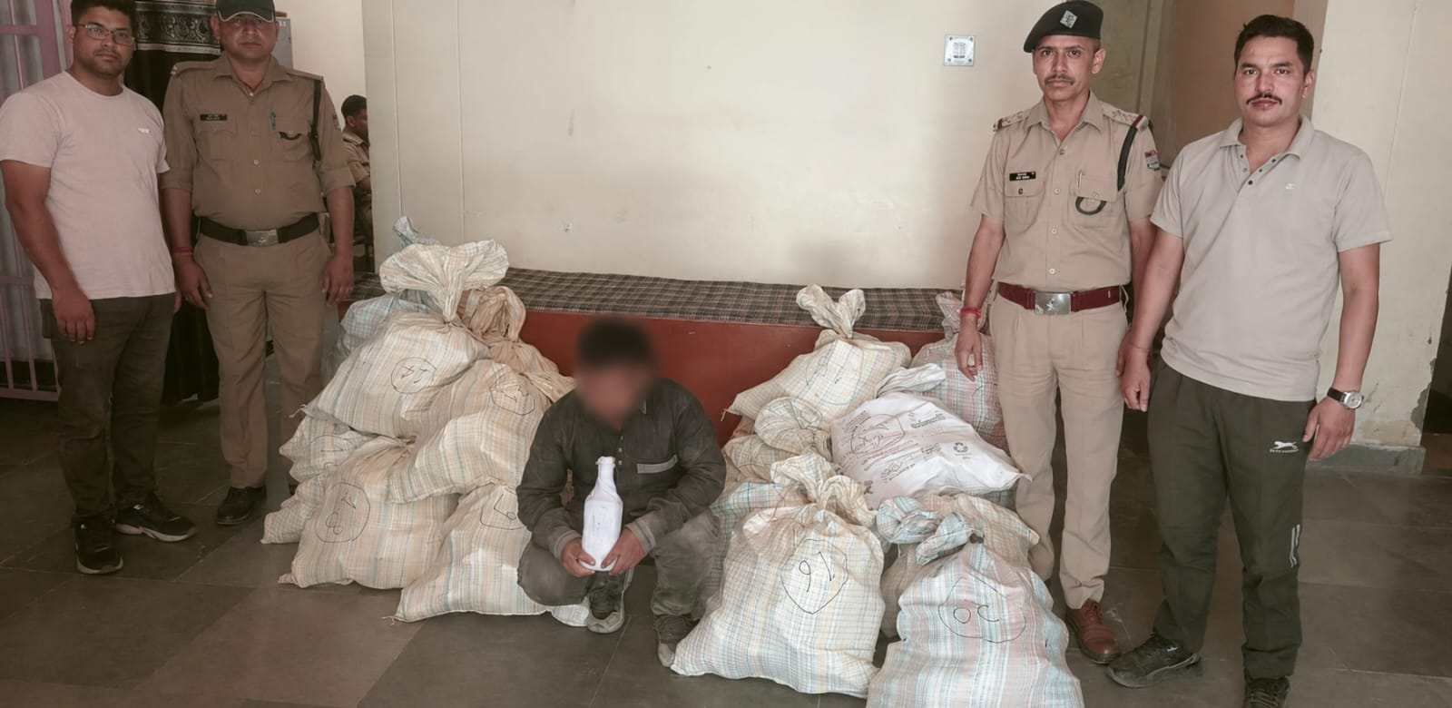 केदारनाथ यात्रा में शराब तस्करी का बड़ा भंडाफोड़, खच्चर के चारे में छिपाकर ले जाई जा रही 494 बोतल अवैध शराब बरामद