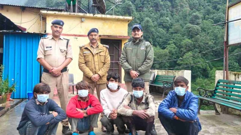 केदारनाथ पैदल मार्ग पर मारपीट करने वाले 5 घोड़ा-खच्चर संचालकों पर पुलिस की कार्रवाई