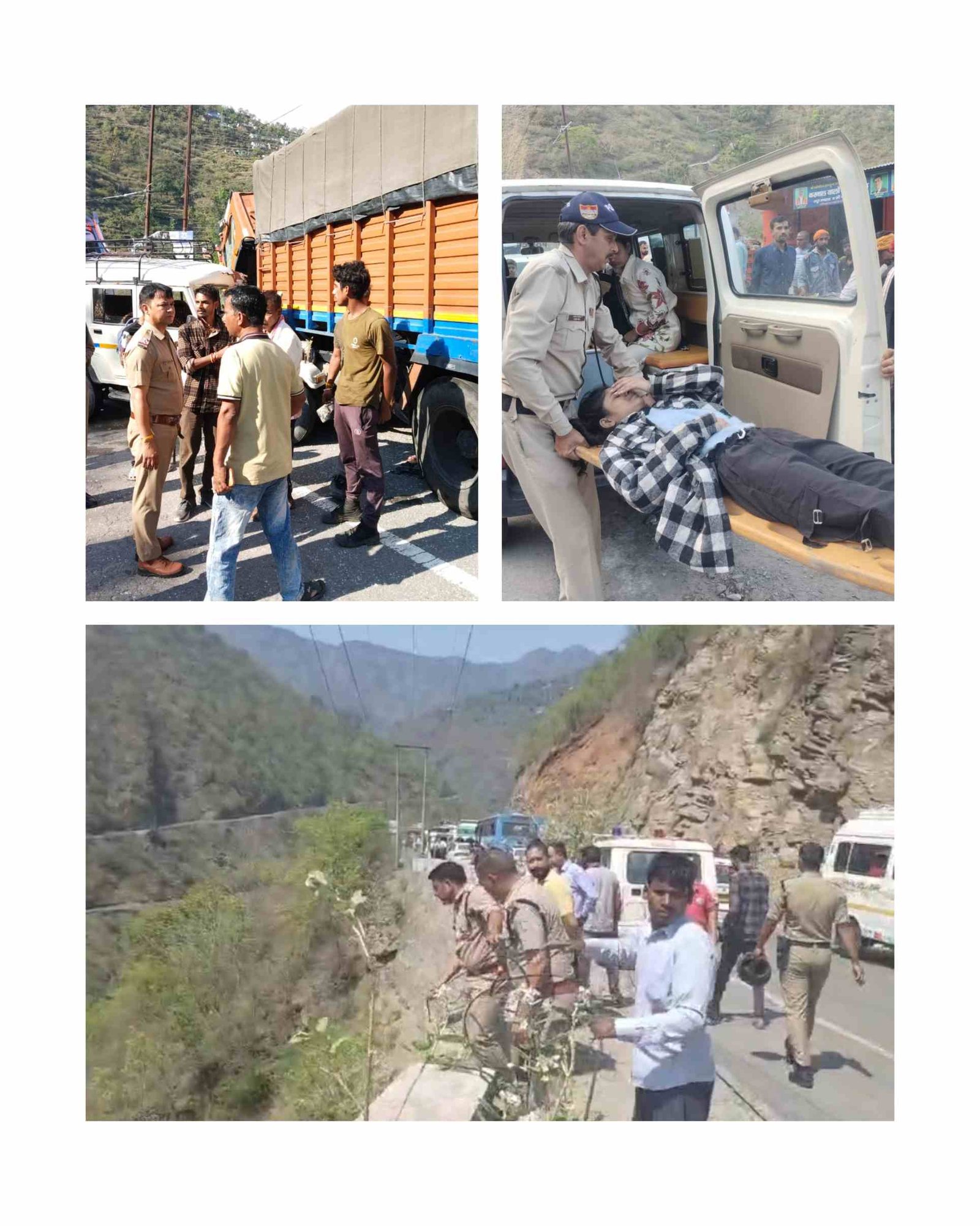 चारधाम यात्रा मार्ग पर दो हादसे: बछेलीखाल में यात्रियों से भरी बुलेरो ट्रक से टकराई, देवप्रयाग में खाई में गिरी इनोवा