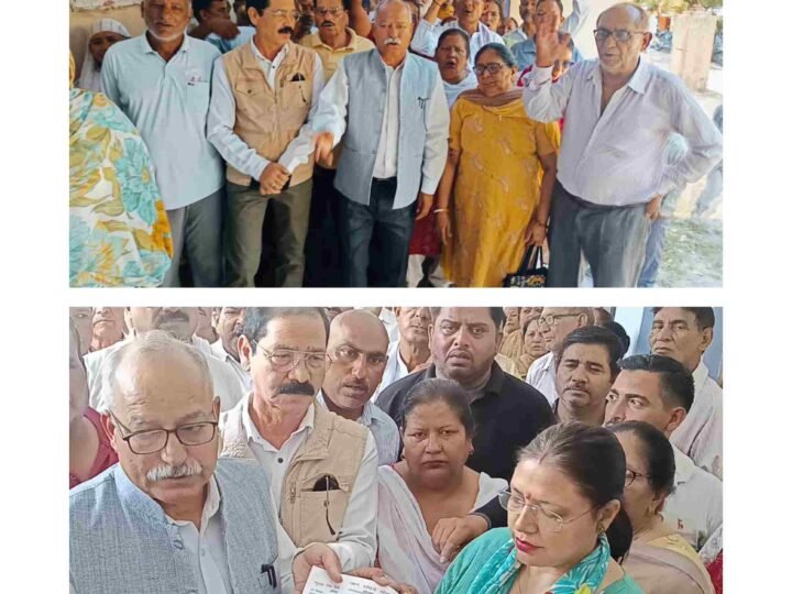 प्राइवेट आउटसोर्सिंग एजेंसियों द्वारा कार्मिकों के शोषण के खिलाफ दहाडा मोर्चा