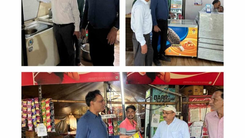 एनएच-58 पर खाद्य सुरक्षा विभाग की सख्त कार्रवाई, 6 प्रतिष्ठानों का निरीक्षण; सैंपलिंग, नोटिस और चालान जारी