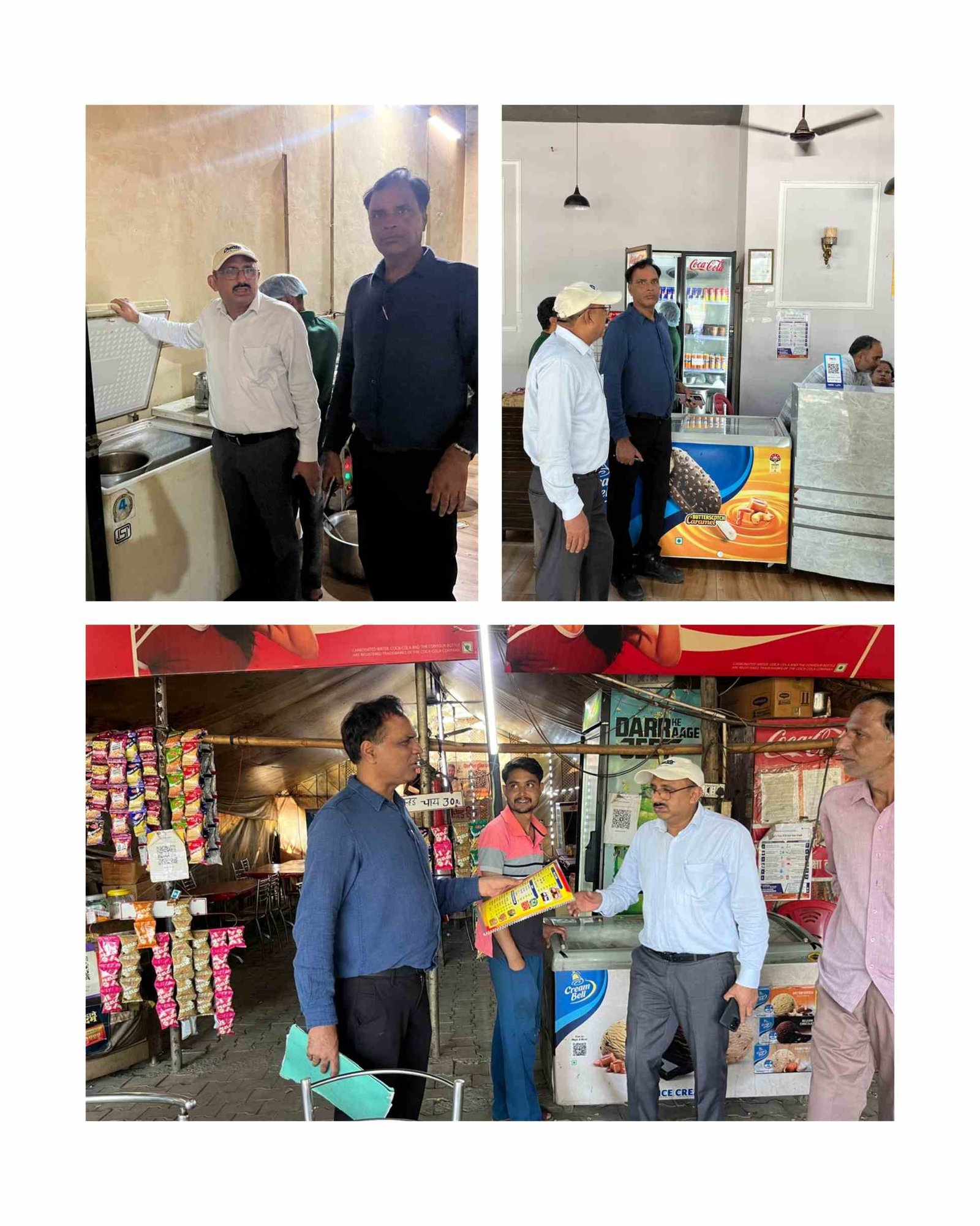 एनएच-58 पर खाद्य सुरक्षा विभाग की सख्त कार्रवाई, 6 प्रतिष्ठानों का निरीक्षण; सैंपलिंग, नोटिस और चालान जारी