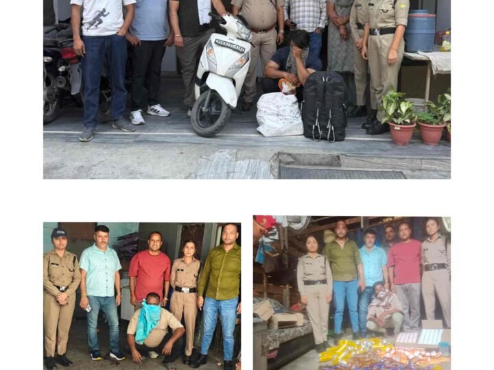 ऋषिकेश में आबकारी विभाग की बड़ी कार्रवाई, 12 पेटी अवैध शराब बरामद, 4 तस्कर गिरफ्तार