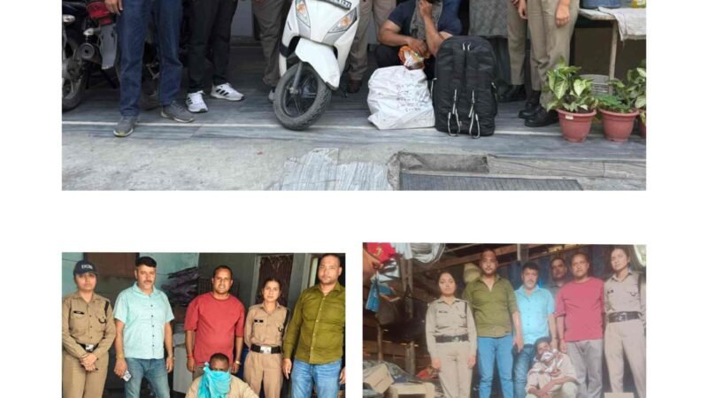 ऋषिकेश में आबकारी विभाग की बड़ी कार्रवाई, 12 पेटी अवैध शराब बरामद, 4 तस्कर गिरफ्तार