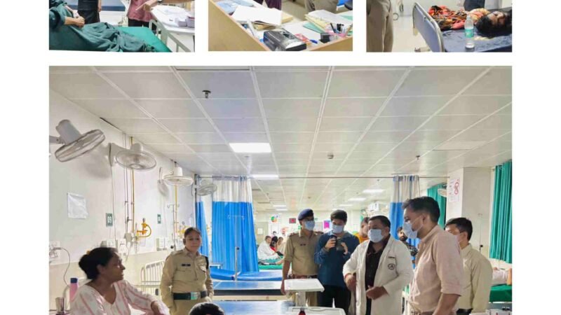 कोरोनेशन अस्पताल की बदहाल व्यवस्था पर डीएम का सख्त एक्शन, औचक निरीक्षण में मिलीं गंभीर खामियां