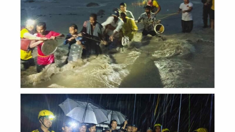 उफनती नदी के बीच टापू पर फंसे सात लोगों को एसडीआरएफ ने सकुशल बचाया, साहसिक रेस्क्यू से टली बड़ी दुर्घटना