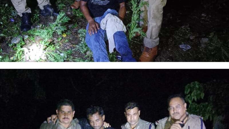 हरिद्वार में पुलिस–बदमाश मुठभेड़, महिला से दुष्कर्म के बाद हत्या का आरोपी पैर में गोली लगने के बाद गिरफ्तार