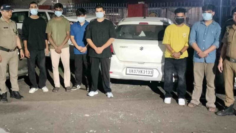 राजपुर रोड पर हुड़दंग पड़ा भारी, वायरल वीडियो के आधार पर दून पुलिस ने 6 युवकों पर की कार्रवाई