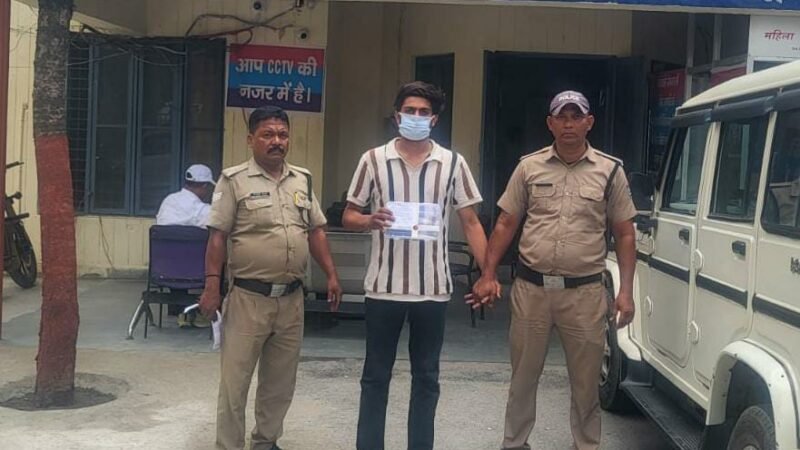 साथी पर जानलेवा हमला करने वाला आरोपी 24 घंटे में गिरफ्तार, वारदात में प्रयुक्त हथियार बरामद