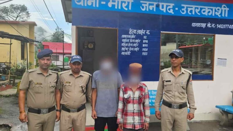 गैंगस्टर एक्ट के दो वांछित नशा तस्कर गिरफ्तार, मोरी पुलिस की बड़ी कार्रवाई