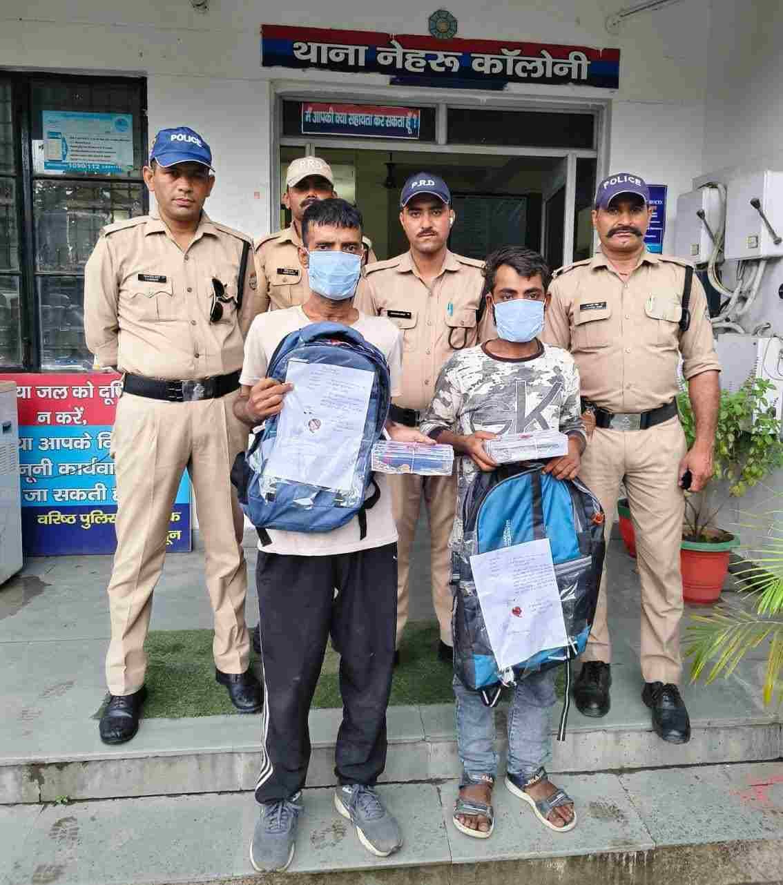 नेहरू कॉलोनी में दिन-दहाड़े रेकी, रात में चोरी करने वाला गैंग बेनकाब, दो गैंगस्टर गिरफ्तार