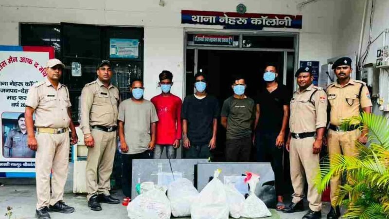 पैनेसिया अस्पताल चोरी का खुलासा, दून पुलिस ने 5 नशेड़ी चोरों को दबोचा; ₹3 लाख का सामान बरामद