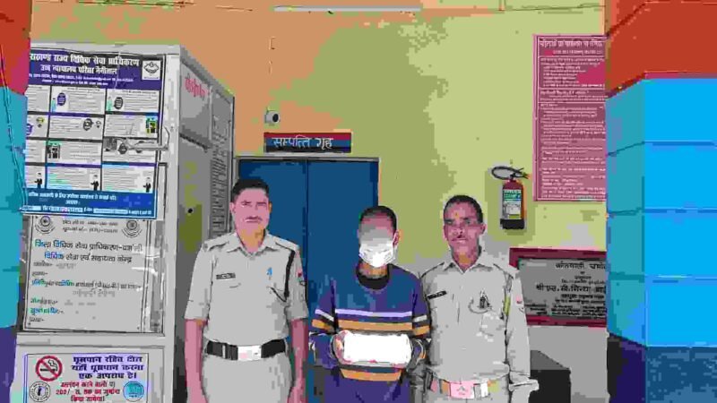 भूमियाल देवता मंदिर चोरी का 4 घंटे में खुलासा, चांदी का छत्र और अंगूठी बरामद