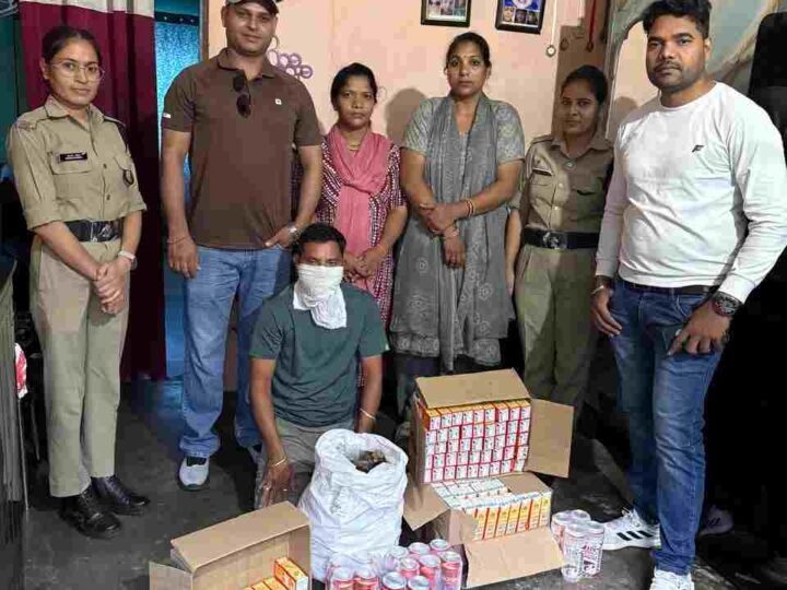 रायवाला में आबकारी विभाग की बड़ी कार्रवाई, अवैध शराब के साथ एक तस्कर गिरफ्तार