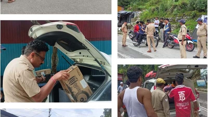 रुद्रप्रयाग पुलिस का सघन संध्याकालीन चेकिंग अभियान, नशा तस्करों और यातायात नियम तोड़ने वालों पर कसा शिकंजा