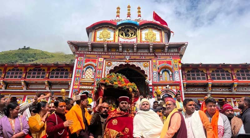 बदरीनाथ धाम में नर-नारायण जयंती का शुभारंभ, माता मूर्ति मंदिर पहुंची भगवान की उत्सव डोली