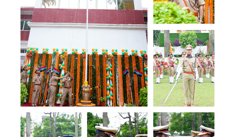 स्वतंत्रता दिवस पर DGP दीपम सेठ ने किया ध्वजारोहण, उत्कृष्ट पुलिसकर्मियों को किया सम्मानित