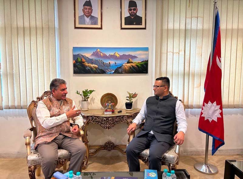 भारत-नेपाल के बीच संस्कृत शिक्षा एवं अनुसंधान सहयोग को मिलेगी नई गति, नेपाल दूतावास में हुई महत्वपूर्ण बैठक