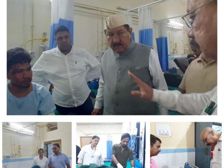 पीपलकोटी टनल हादसे के घायलों को जिला चिकित्सालय गोपेश्वर में मिल रहा बेहतर उपचार