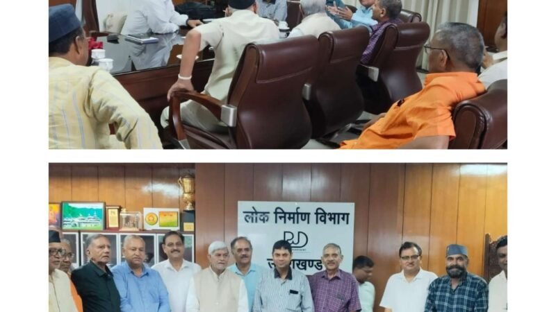 गड्ढामुक्त सड़कों के लिए पीडब्ल्यूडी के प्रमुख अभियंता से मिला संयुक्त नागरिक संगठन, पांच साल तक ठेकेदारों की जवाबदेही तय करने की मांग