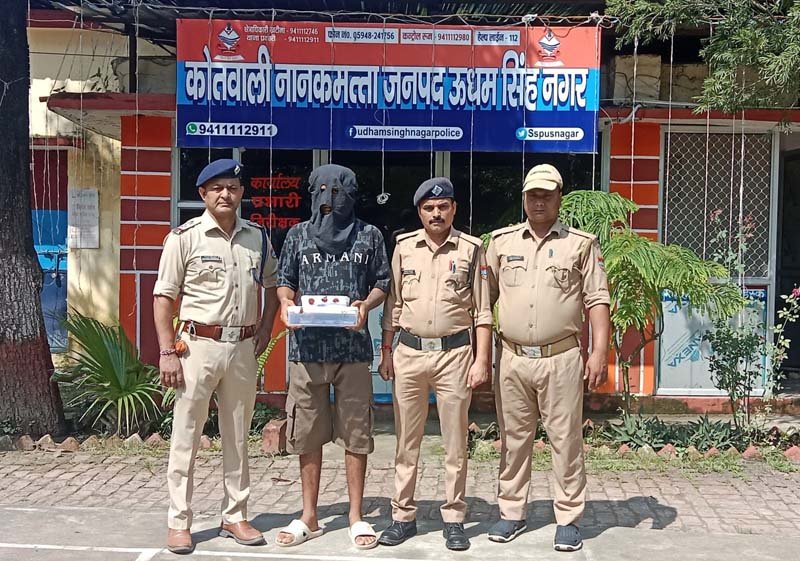 39 लाख की स्मैक के साथ शातिर नशा तस्कर गिरफ्तार