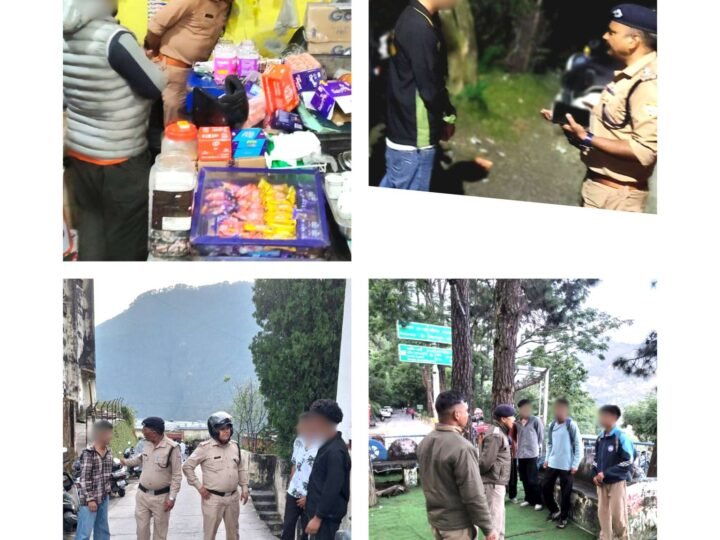 गोपेश्वर में पुलिस की सख्ती, गलियों में पैदल गश्त और ड्रोन से निगरानी