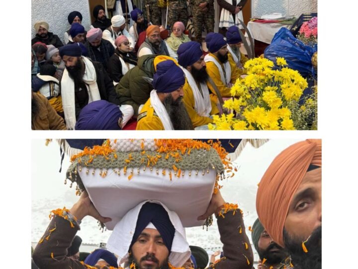 हेमकुंट साहिब के पावन कपाट शीतकाल के लिए बंद, 5000 श्रद्धालुओं की मौजूदगी में गुरु ग्रंथ साहिब जी को सचखंड पहुंचाया