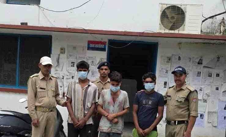 रुद्रपुर में एसी और अन्य सामान चोरी करने वाले तीन आरोपी गिरफ्तार