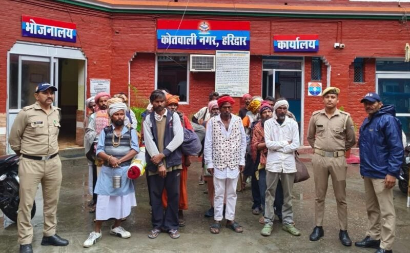 हरकी पैड़ी पर श्रद्धालुओं को परेशान करने वाले 31 भिक्षुक गिरफ्तार