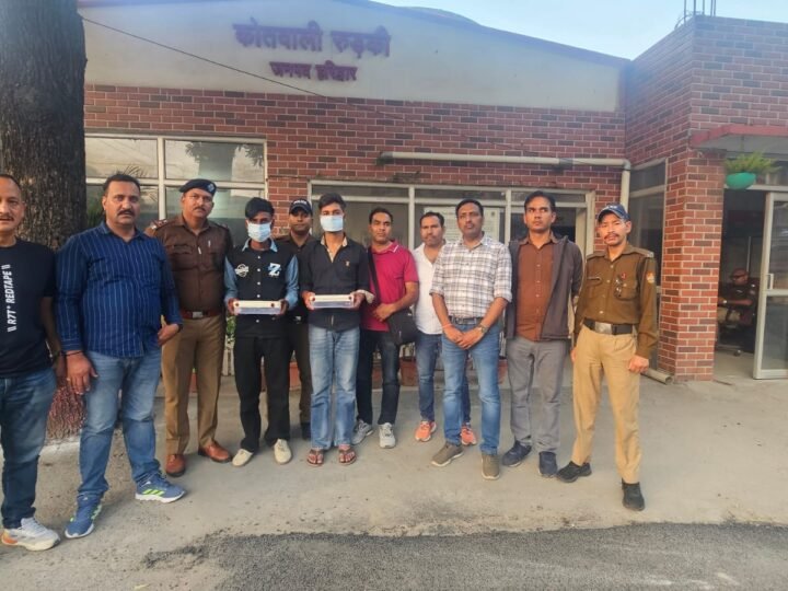 STF और हरिद्वार पुलिस की संयुक्त कार्रवाई, दो अवैध तमंचों के साथ दो आरोपी गिरफ्तार