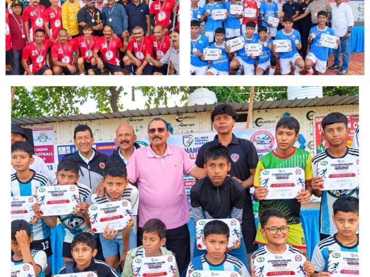 उत्तराखंड चैलेंज फुटबॉल कप में एनडीएस ऋषिकेश और गढ़वाल राइफल्स एक्स-आर्मी बनी चैंपियन