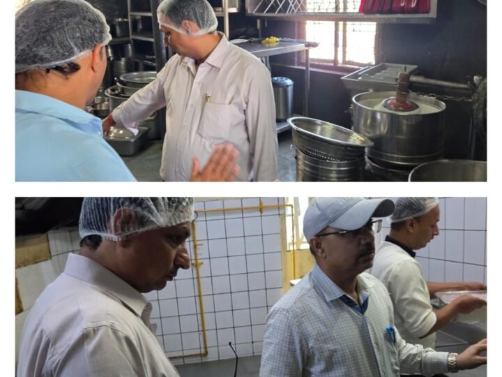 खाद्य संरक्षा एवं औषधि प्रशासन की टीम ने  यूपीईएस विश्वविद्यालय की मेस और कैफेटेरिया का किया निरीक्षण,नमूने प्रयोगशाला जांच के लिए  किए एकत्र