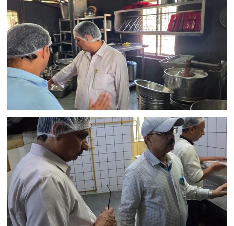 खाद्य संरक्षा एवं औषधि प्रशासन की टीम ने  यूपीईएस विश्वविद्यालय की मेस और कैफेटेरिया का किया निरीक्षण,नमूने प्रयोगशाला जांच के लिए  किए एकत्र