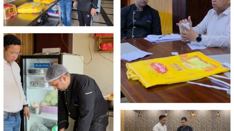 हरिद्वार के होटल शांति हेरिटेज में खाद्य सुरक्षा विभाग की छापेमारी, 120 किलो आटा सीज