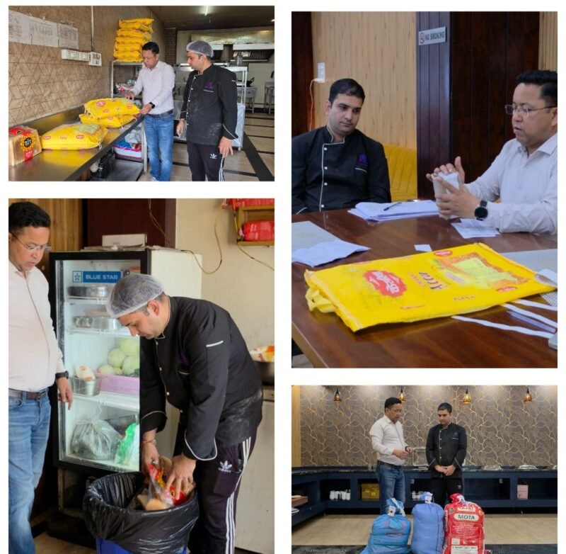 हरिद्वार के होटल शांति हेरिटेज में खाद्य सुरक्षा विभाग की छापेमारी, 120 किलो आटा सीज